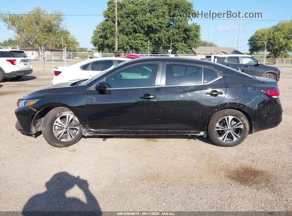 3N1AB8CV6MY310740 2021 NISSAN SENTRA Black Սալոնի 360 աստիճան տեսք
