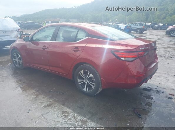 3N1AB8CV7MY291101 2021 NISSAN SENTRA Red Հետևի ձախ