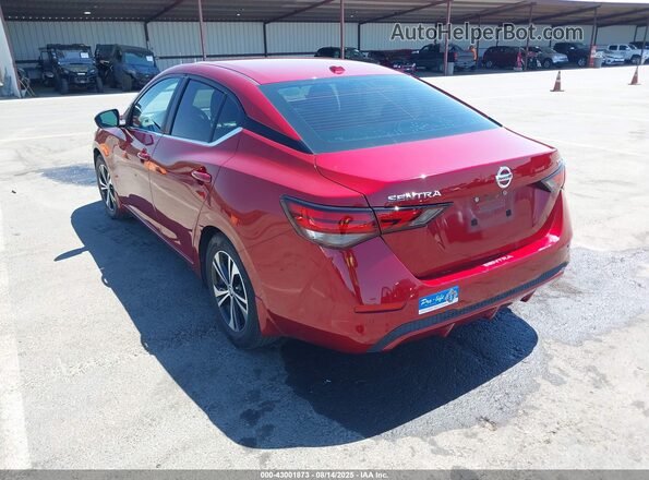 3N1AB8CV7MY330379 2021 NISSAN SENTRA Red Rear left
