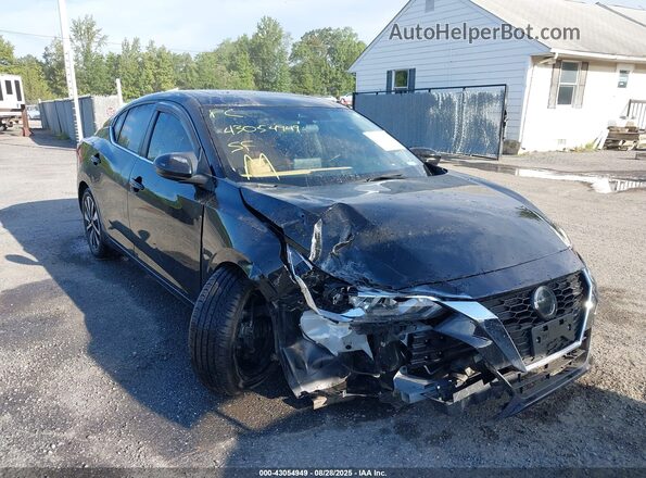 3N1AB8CV8PY224396 2023 NISSAN SENTRA Black Widok z przodu