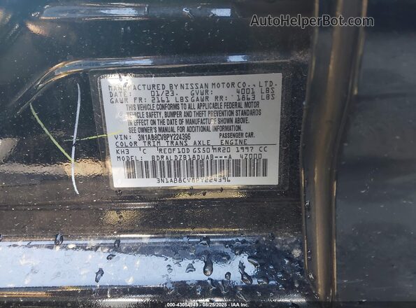 3N1AB8CV8PY224396 2023 NISSAN SENTRA Black Widok komory silnika