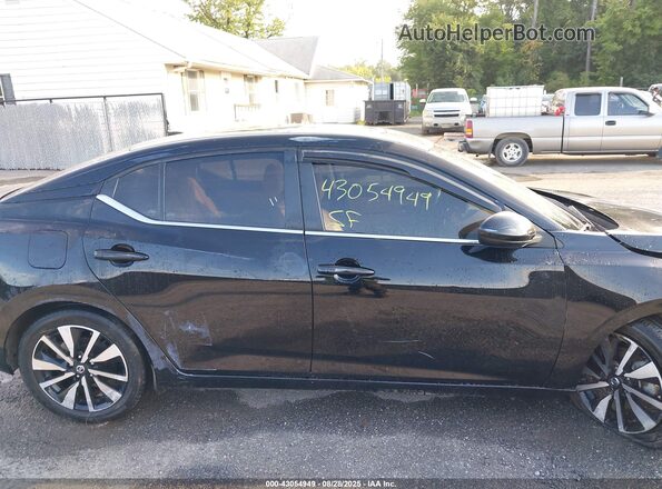 3N1AB8CV8PY224396 2023 NISSAN SENTRA Black Widok wnętrza z tyłu