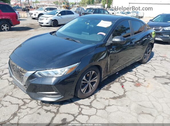 3N1AB8CV9MY241915 2021 NISSAN SENTRA Black Front left