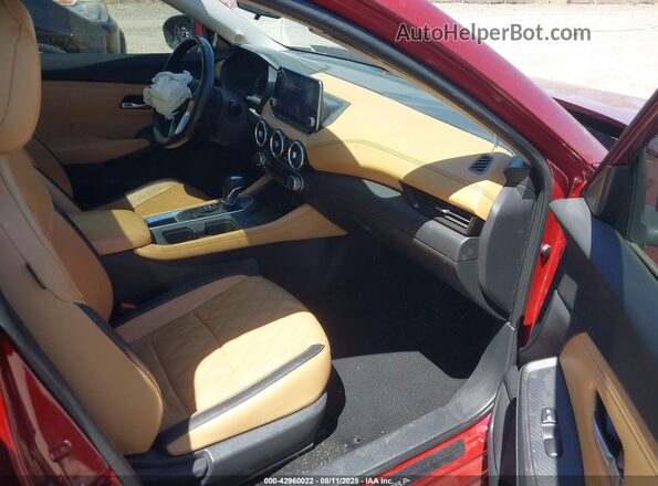 3N1AB8CV9MY277975 2021 NISSAN SENTRA Red Vista interior delantera