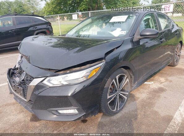 3N1AB8DV0MY213015 2021 NISSAN SENTRA Black Front left