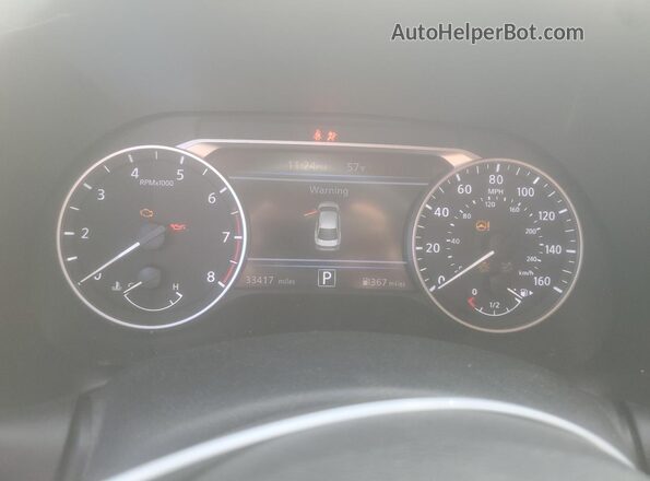 3N1AB8DV8MY250751 2021 NISSAN SENTRA Gray Instrument cluster view