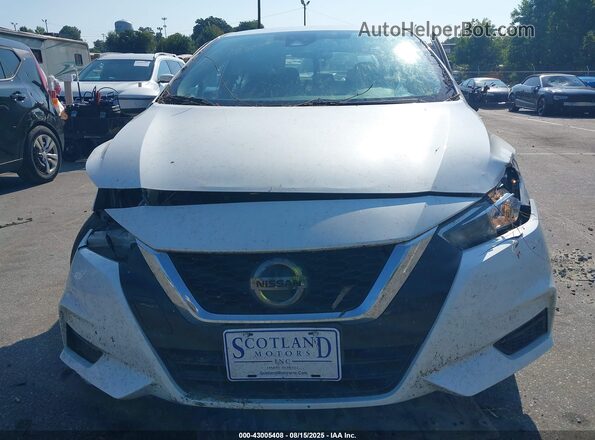 3N1CN8EV0ML880338 2021 NISSAN VERSA White Առջևի վահանակի տեսք
