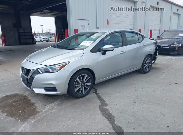 3N1CN8EV9ML835852 2021 NISSAN VERSA Silver 
