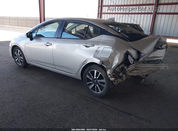 3N1CN8EV9ML868088 2021 NISSAN VERSA Silver Задня ліва чверть