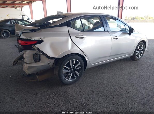 3N1CN8EV9ML868088 2021 NISSAN VERSA Silver Задня права чверть