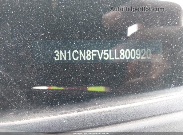 3N1CN8FV5LL800920 2020 NISSAN VERSA Blue Շարժիչի բաժամունքի տեսք