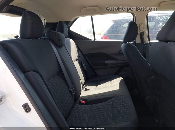 3N1CP5BV0ML504428 2021 NISSAN KICKS White VIN կոդի պիտակի տեսք