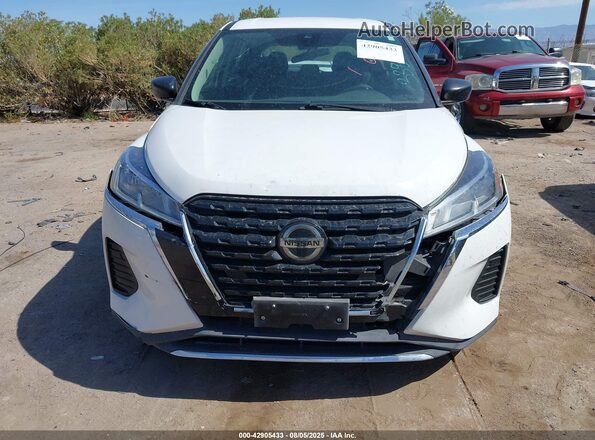 3N1CP5BV0ML504428 2021 NISSAN KICKS White Առջևի վահանակի տեսք