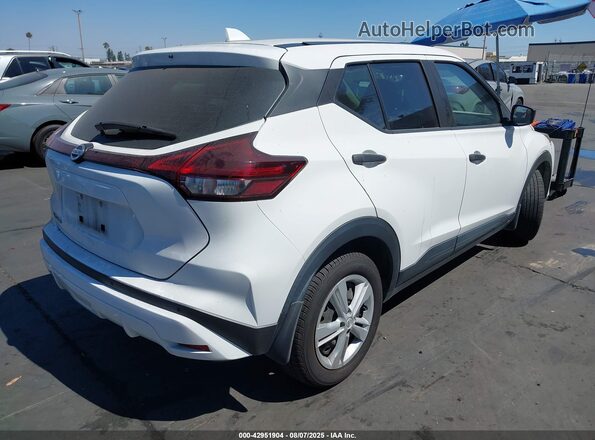 3N1CP5BV1ML545036 2021 NISSAN KICKS Белый Задняя правая четверть
