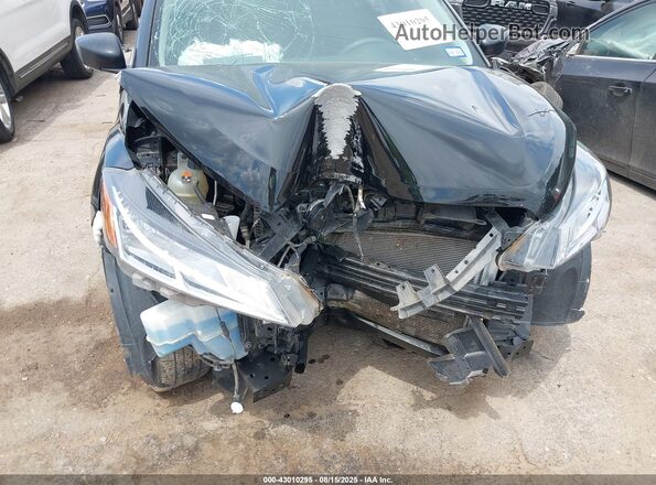3N1CP5BV4ML486175 2021 NISSAN KICKS Black Front view