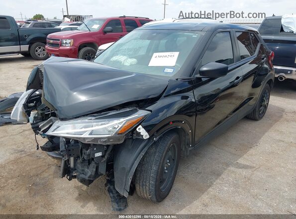 3N1CP5BV4ML486175 2021 NISSAN KICKS Black Front left
