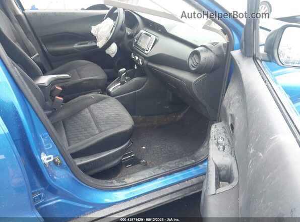 3N1CP5BVXML525366 2021 NISSAN KICKS Синий Вид салона спереди