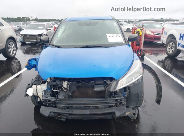 3N1CP5BVXML525366 2021 NISSAN KICKS Синий Вид щитка приборов