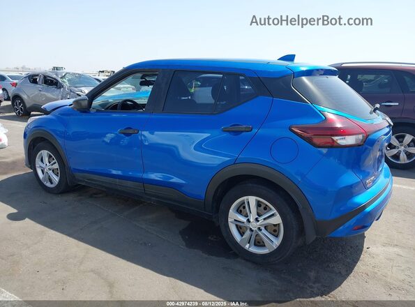 3N1CP5BVXML550428 2021 NISSAN KICKS Синий Задняя левая четверть