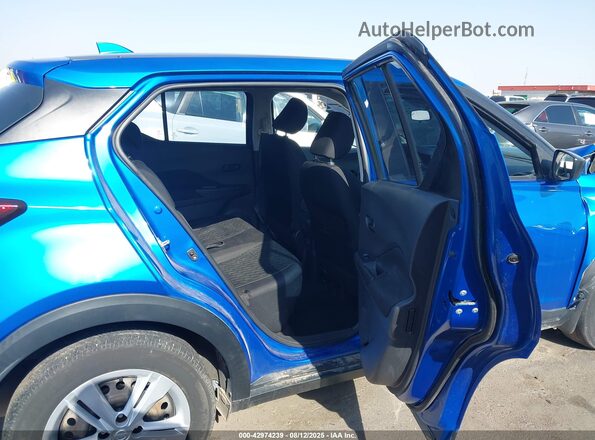 3N1CP5BVXML550428 2021 NISSAN KICKS Синий Вид наклейки с VIN-кодом