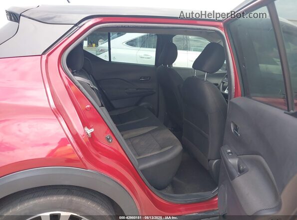 3N1CP5CV2LL515489 2020 NISSAN KICKS Red Vista de la etiqueta del VIN