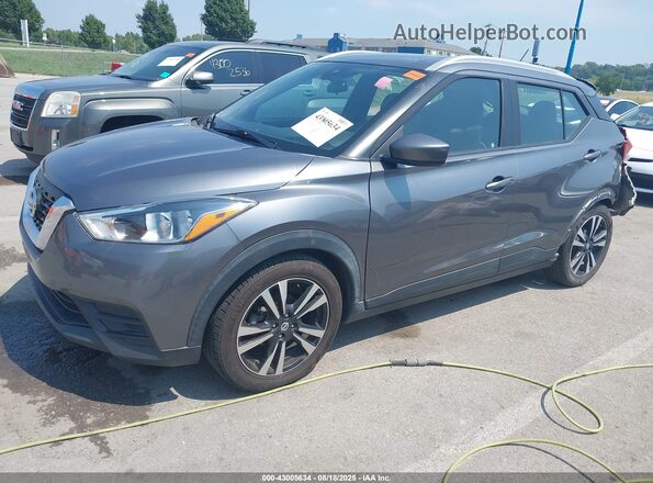 3N1CP5CV4LL496444 2020 NISSAN KICKS Gray წინა მარცხენა ხედი სამი მეოთხედიდან