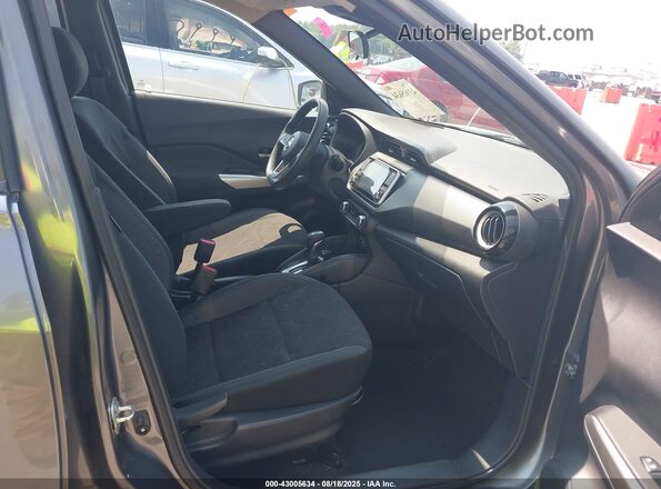 3N1CP5CV4LL496444 2020 NISSAN KICKS Gray წინა სალონის ხედი