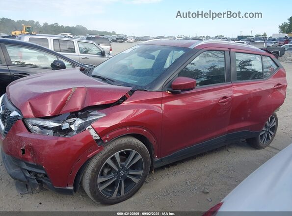 3N1CP5CV7LL522258 2020 NISSAN KICKS Red Սալոնի 360 աստիճան տեսք