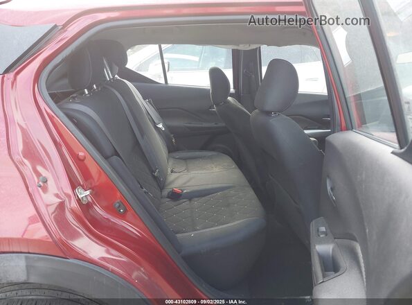 3N1CP5CV7LL522258 2020 NISSAN KICKS Red VIN կոդի պիտակի տեսք