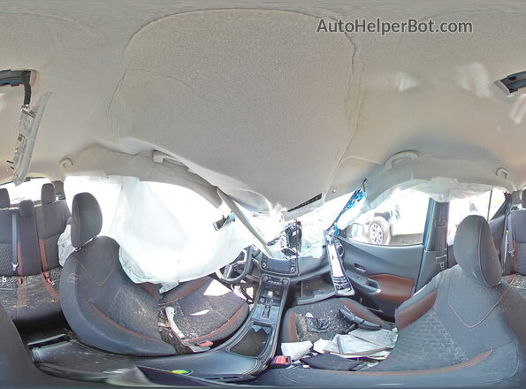 3N1CP5DV0ML560818 2021 NISSAN KICKS Blue Вид наклейки з VIN-кодом