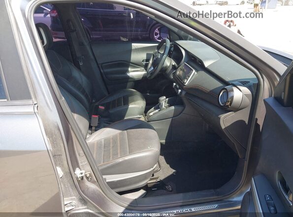 3N1CP5DV3LL491380 2020 NISSAN KICKS Gray წინა სალონის ხედი