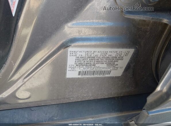 3N1CP5DV3LL491380 2020 NISSAN KICKS Gray ძრავის განყოფილების ხედი