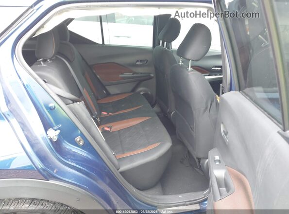 3N1CP5DV5LL570999 2020 NISSAN KICKS Blue VIN sticker view