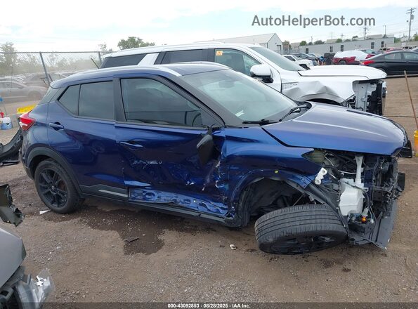 3N1CP5DV5LL570999 2020 NISSAN KICKS Blue 360 interior view