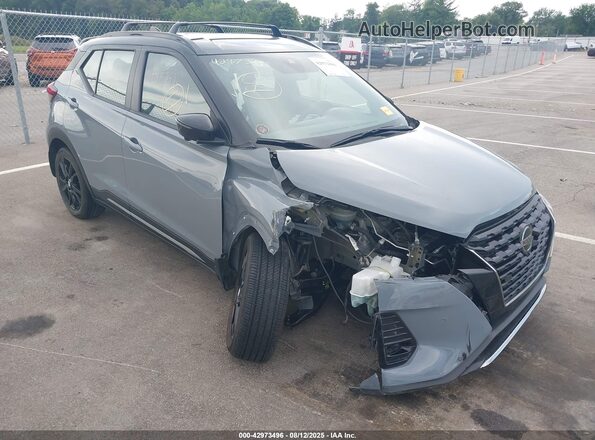 3N1CP5DV8ML535908 2021 NISSAN KICKS Blue Դիմացի տեսք