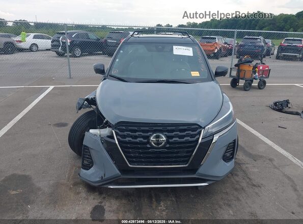 3N1CP5DV8ML535908 2021 NISSAN KICKS Blue Սարքավորումների վահանակի տեսք