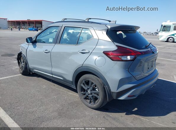 3N1CP5DVXML529298 2021 NISSAN KICKS Gray Задня ліва чверть
