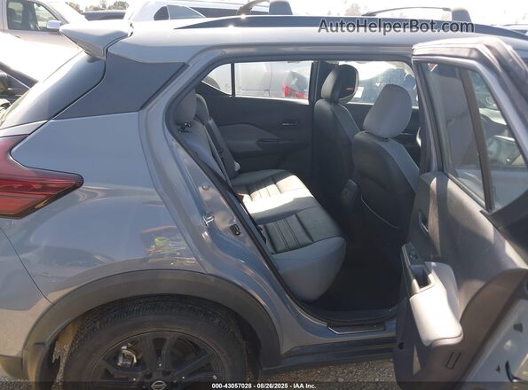 3N1CP5DVXML529298 2021 NISSAN KICKS Gray Вид наклейки з VIN-кодом