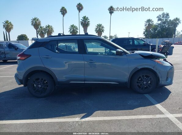 3N1CP5DVXML529298 2021 NISSAN KICKS Gray Вид задньої частини салону