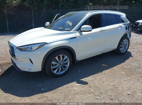 3PCAJ5BB7MF109141 2021 INFINITI QX50 White Przód lewy