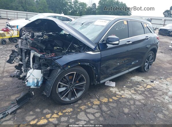 3PCAJ5DBXMF112130 2021 INFINITI QX50 Black Przód lewy