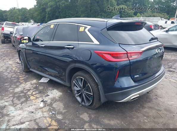 3PCAJ5DBXMF112130 2021 INFINITI QX50 Black Tył lewy