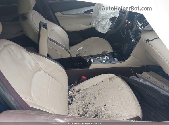 3PCAJ5DBXMF112130 2021 INFINITI QX50 Black Widok wnętrza z przodu