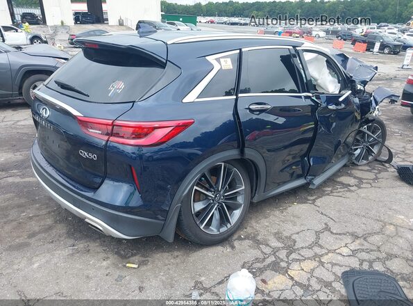 3PCAJ5DBXMF112130 2021 INFINITI QX50 Black Tył prawy