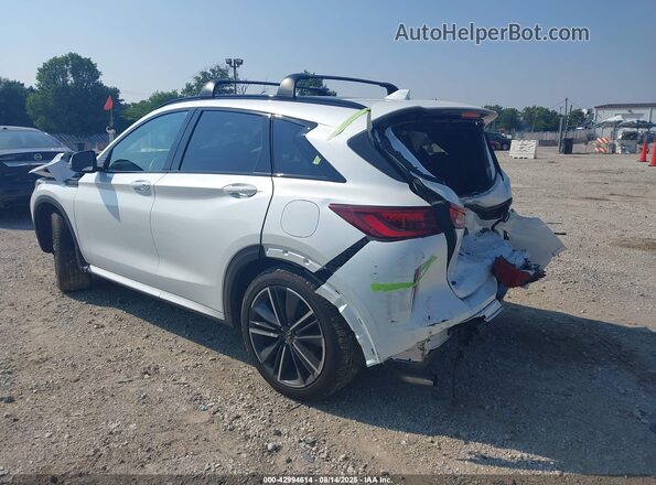 3PCAJ5FBXSF104877 2025 INFINITI QX50 White Trasero izquierdo