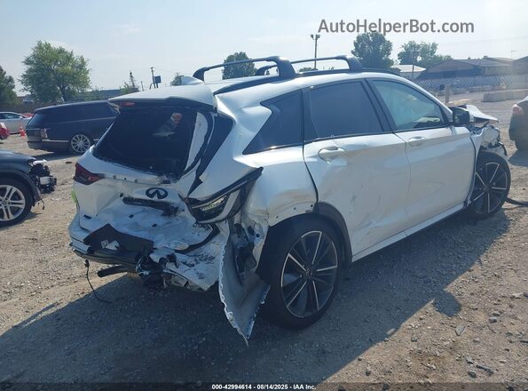 3PCAJ5FBXSF104877 2025 INFINITI QX50 White Trasero derecho