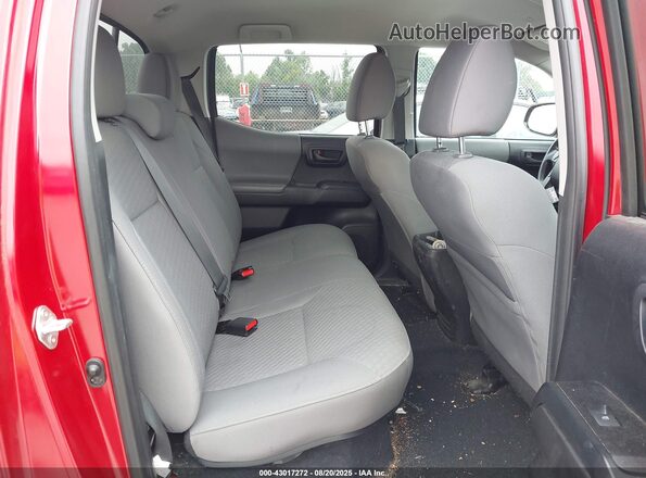 3TMCZ5AN1MM410786 2021 TOYOTA TACOMA Red Vista de la etiqueta del VIN