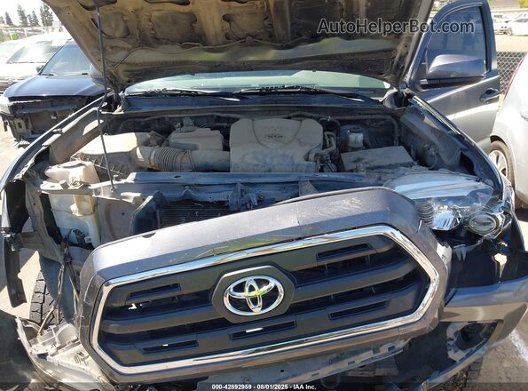 3TMCZ5AN5HM092449 2017 TOYOTA TACOMA Gray Вид ззаду