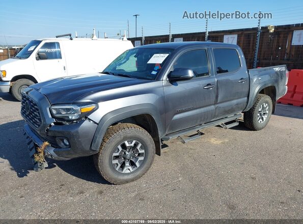3TMCZ5AN8MM437774 2021 TOYOTA TACOMA Gray Przód lewy