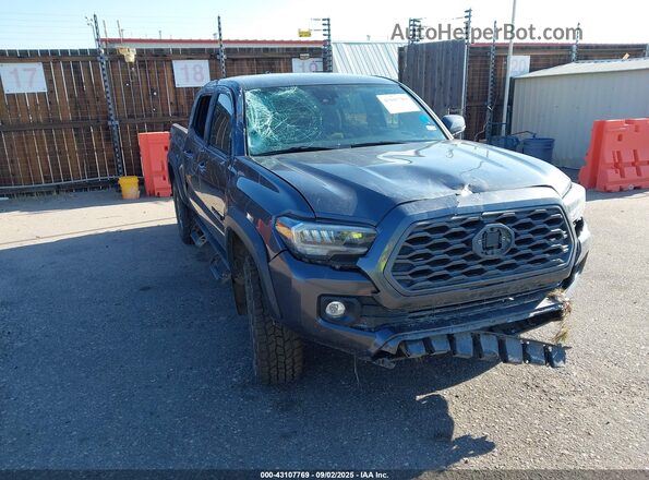 3TMCZ5AN8MM437774 2021 TOYOTA TACOMA Gray Widok z przodu